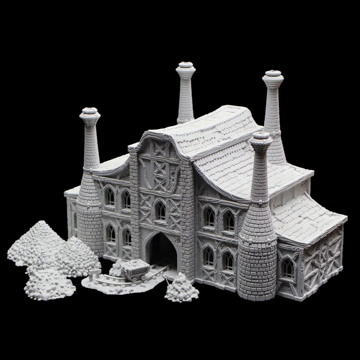 Medieval Forge Building DND Fantasy Tabletop Terrain