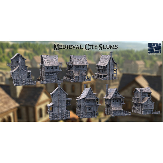 Medieval City Slums DND, Wargames Tabletop Terrain