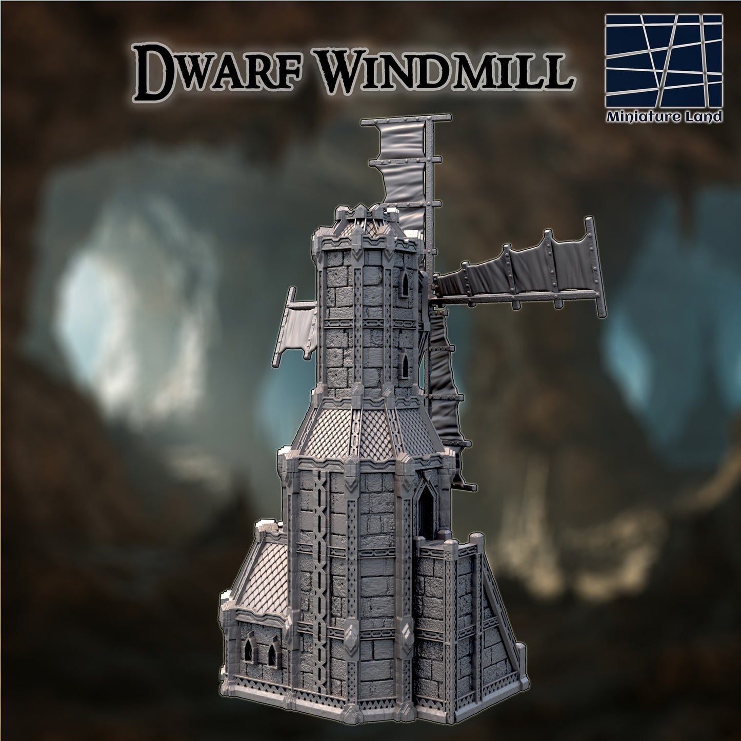 Dwarf Windmill DND Terrain Building