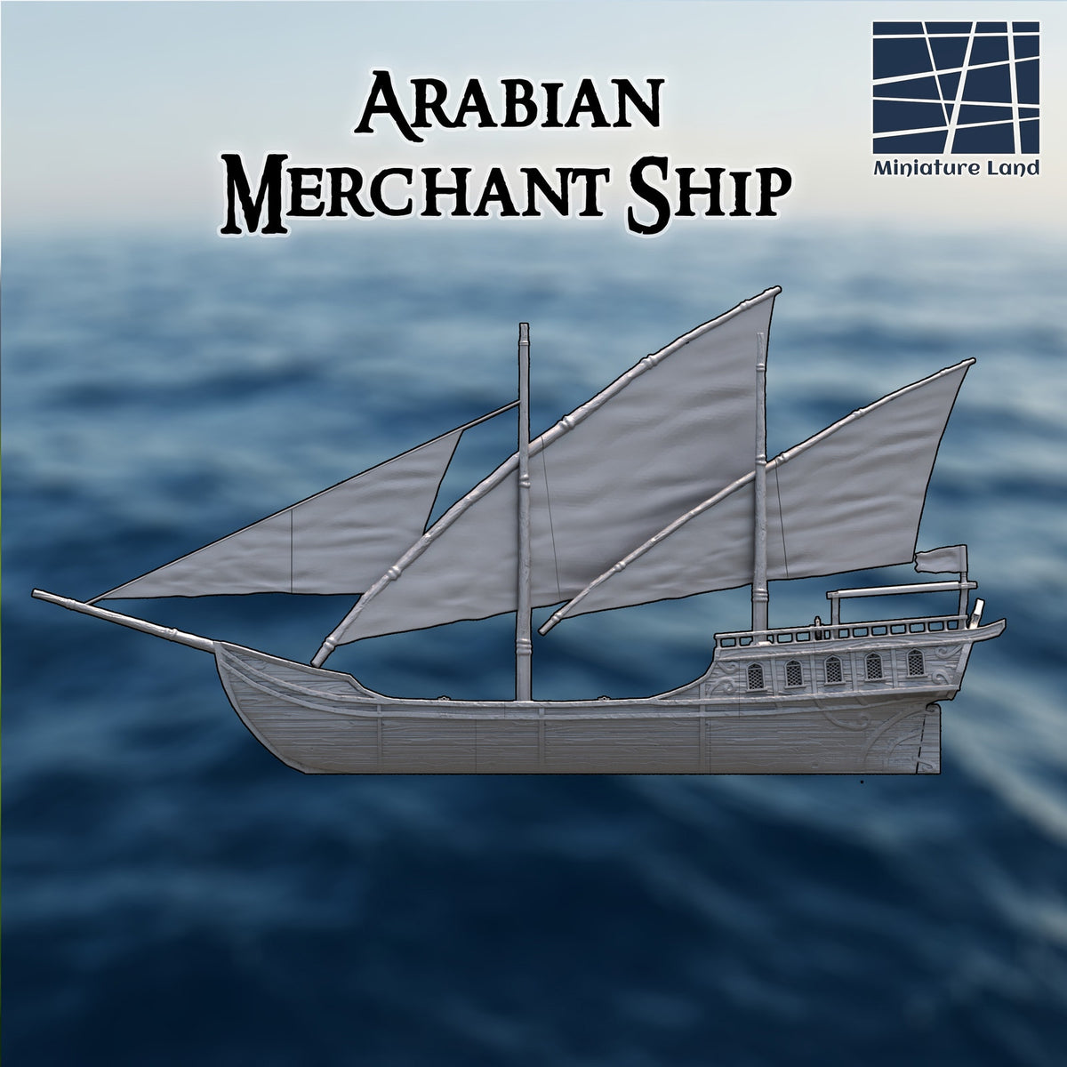 Arabian Merchant Ship DND, Wargames Tabletop Terrain