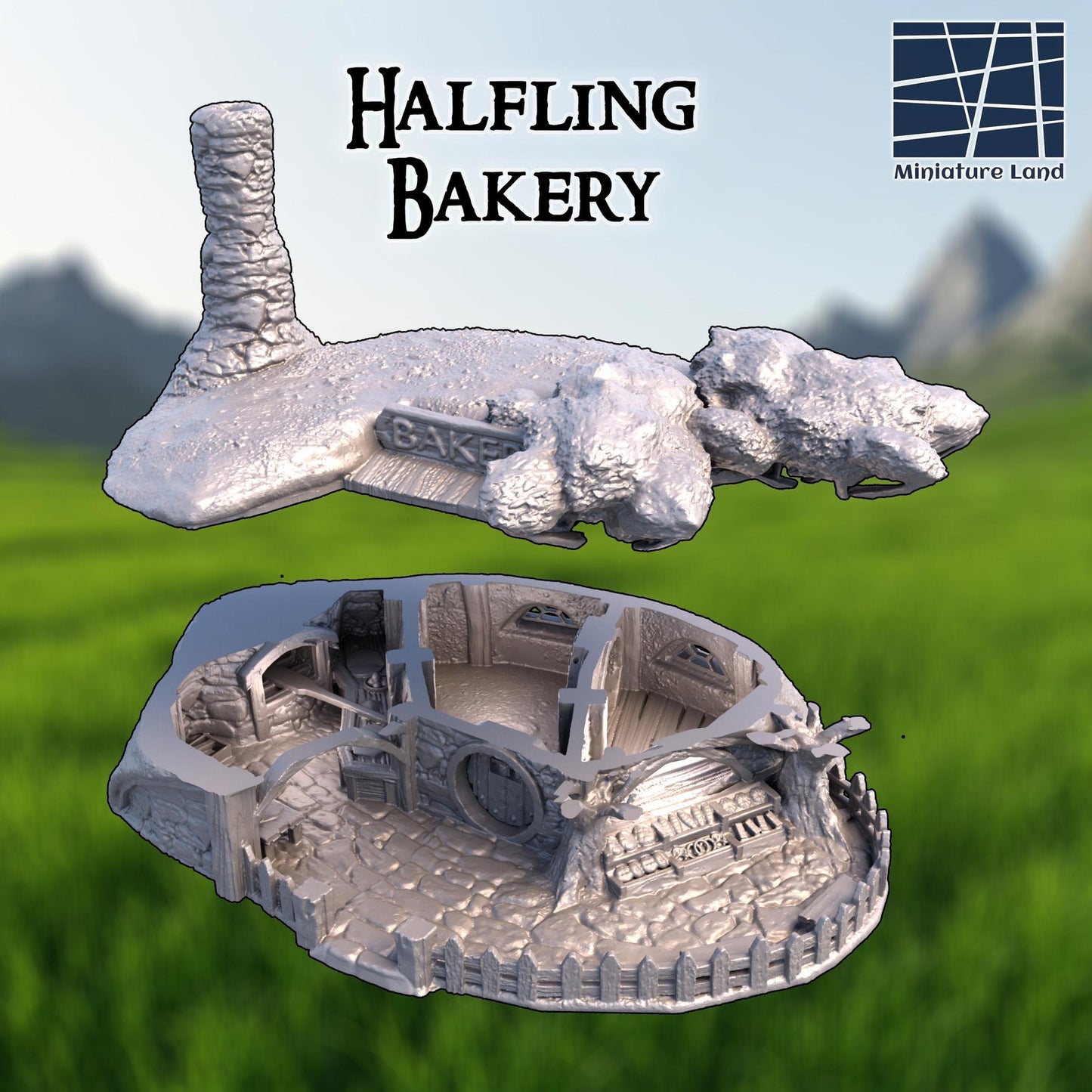 Halfling Bakery DnD Tabletop Terrain