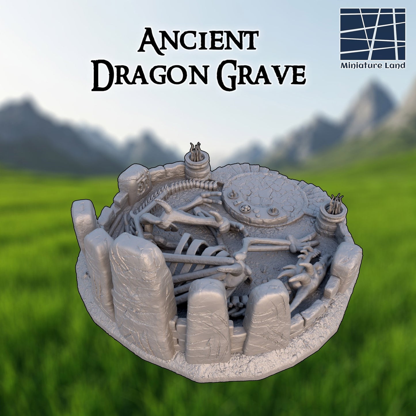 Ancient Dragon Grave DND Terrain
