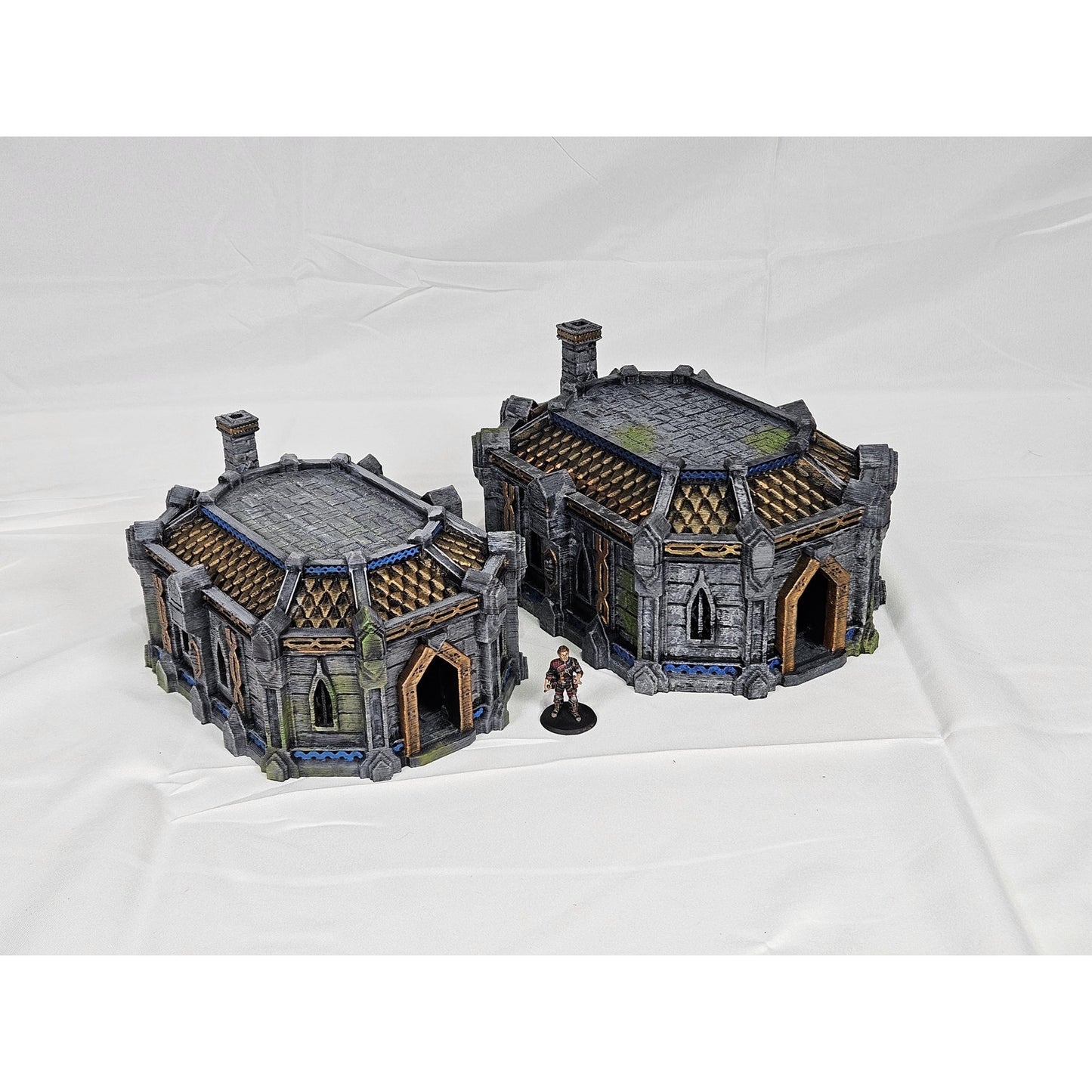 Modular Dwarven Houses Tabletop Terrain 28mm