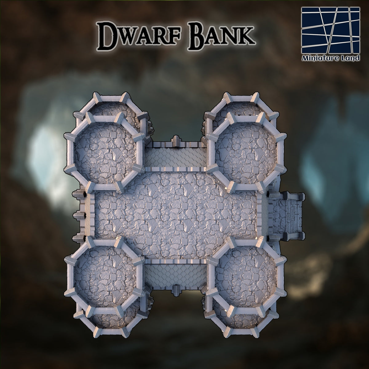 Dwarf Bank DND, Wargames Tabletop Terrain