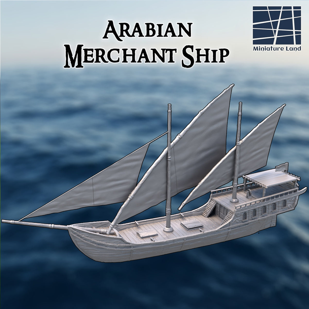 Arabian Merchant Ship DND, Wargames Tabletop Terrain