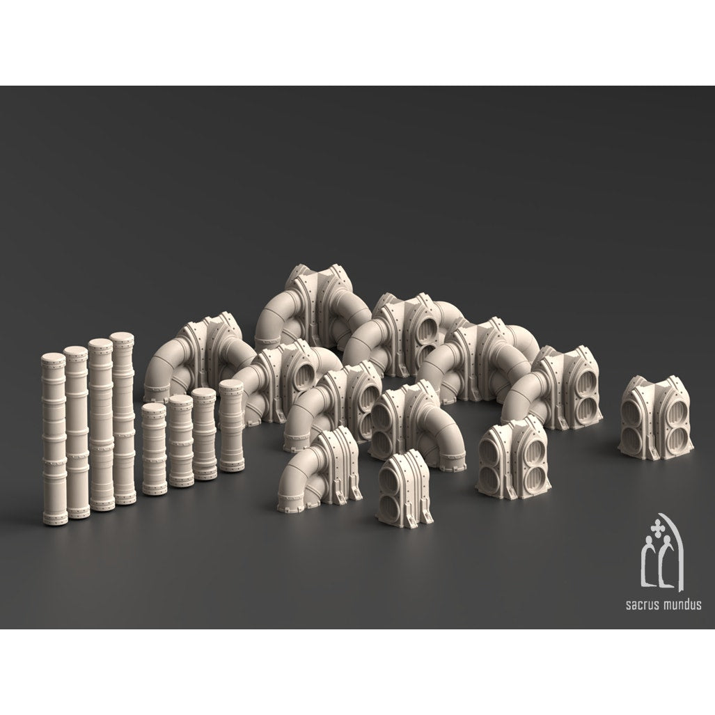 Imperial Oil Field Grimdark Sci Fi Industrial Tabletop Terrain