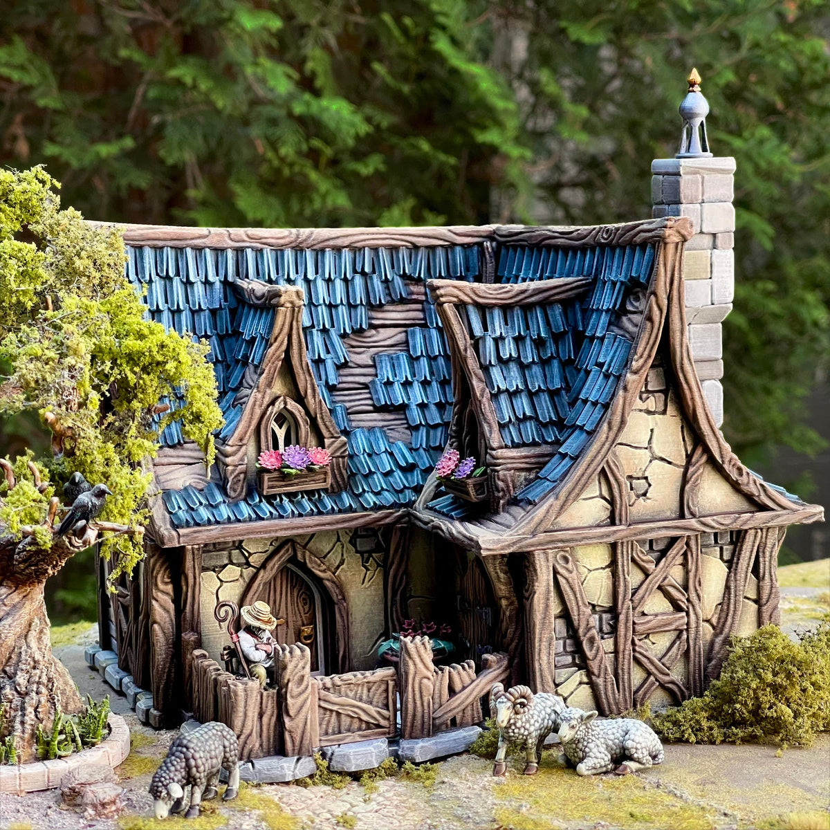 Country Cottage Medieval Fantasy DND Terrain