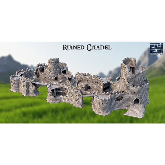 Ruined Citadel DND Terrain Modular Castle Ruins