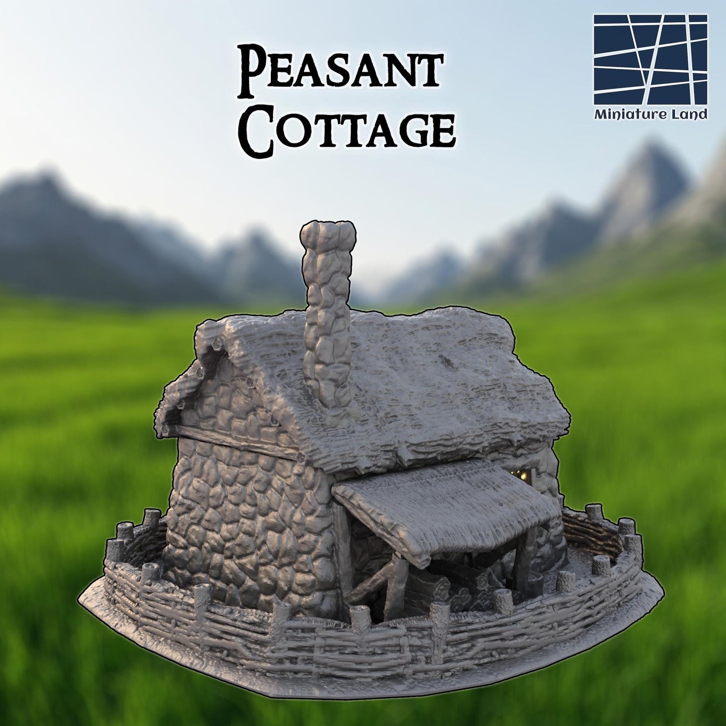 Peasant Cottage D&D Tabletop Terrain 28mm