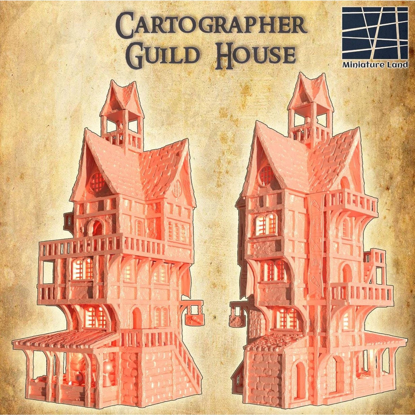 Medieval Map Maker Guild House DND Terrain