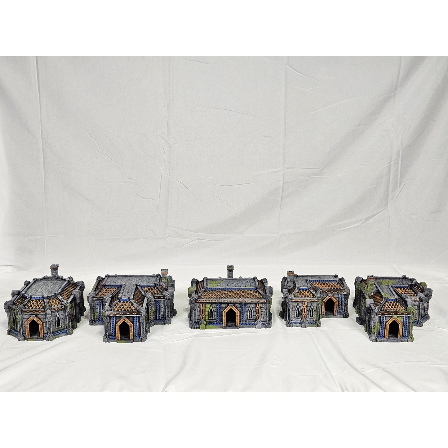 Modular Dwarven Houses Tabletop Terrain 28mm
