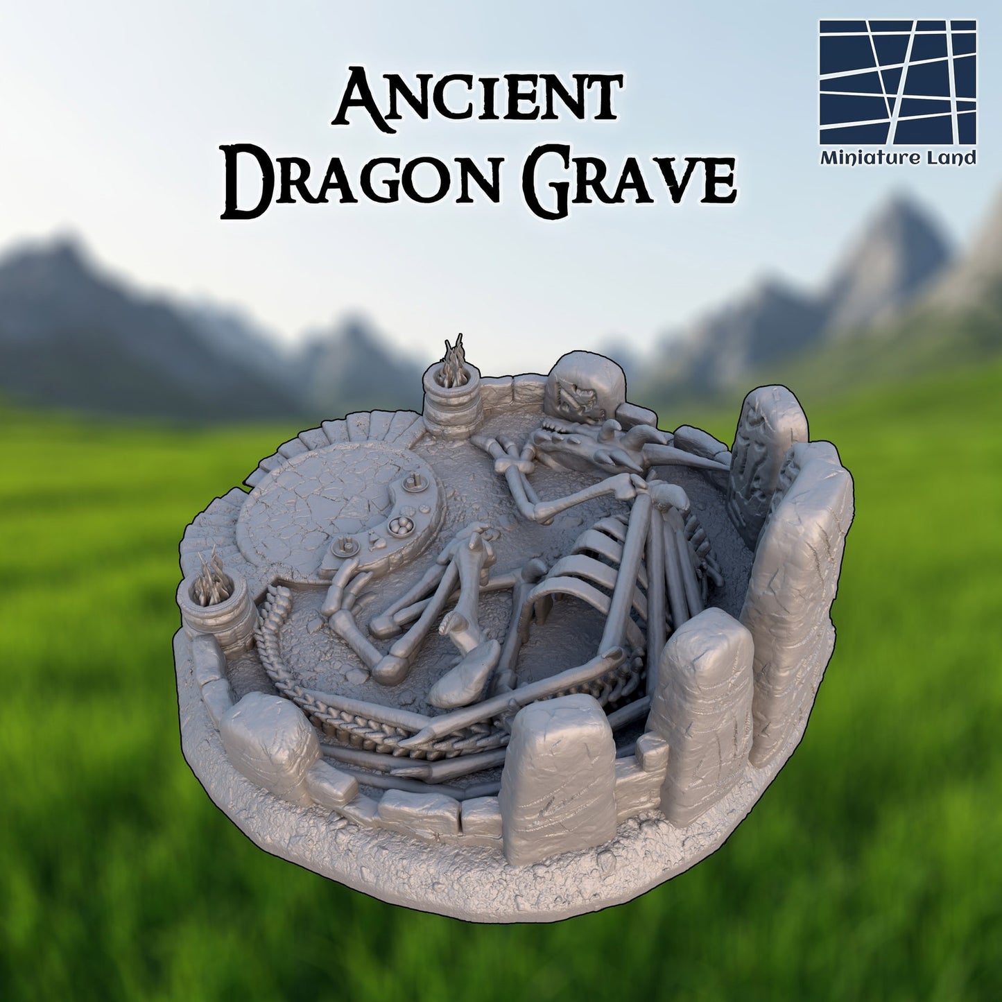 Ancient Dragon Grave DND Terrain