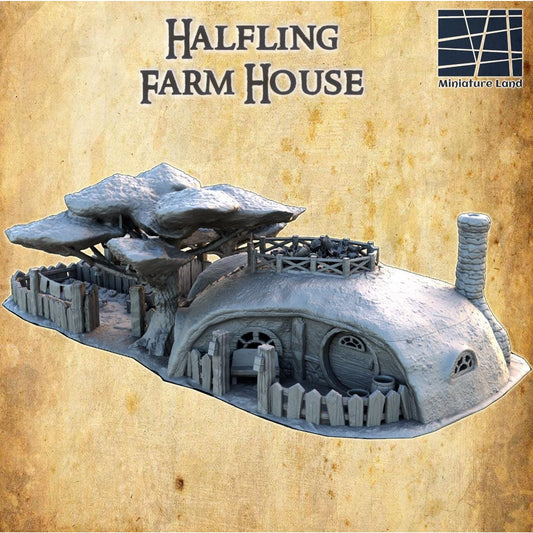 Halfling Farmhouse 28mm Tabletop Terrain