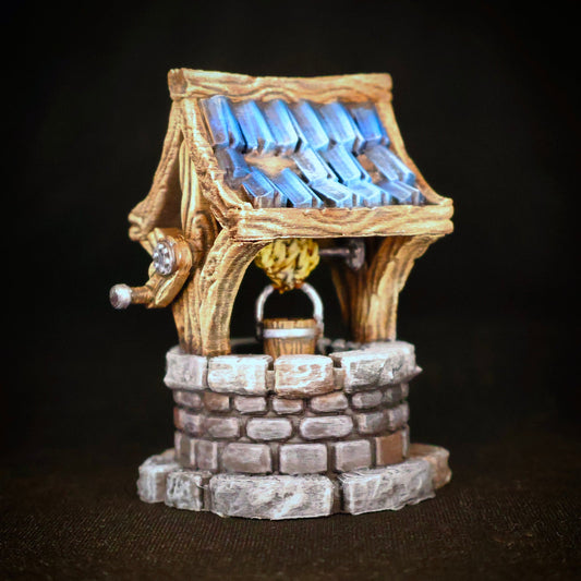 Medieval Village Water Well DND Fantasy Terrain