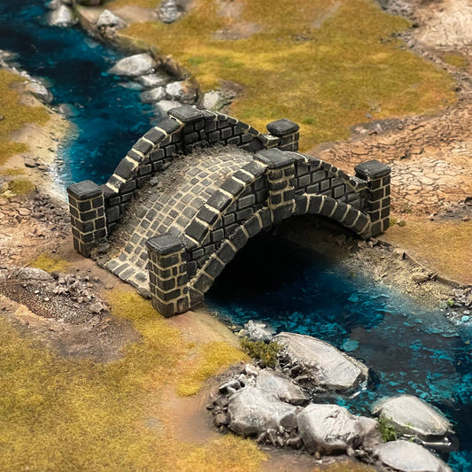 Medieval Small Bridge DND, Wargames Tabletop Terrain