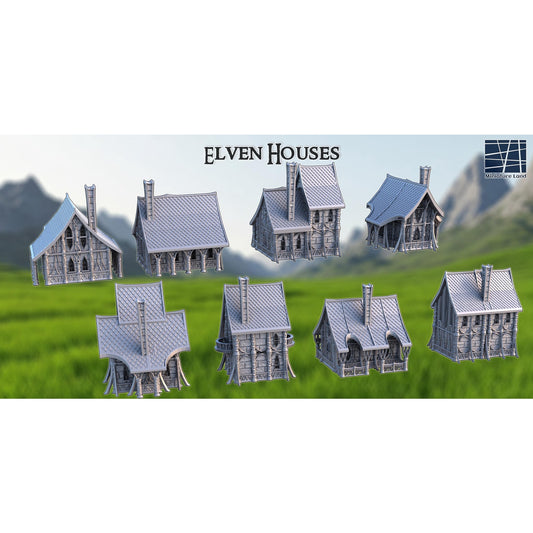 Modular Elven Houses Tabletop Terrain