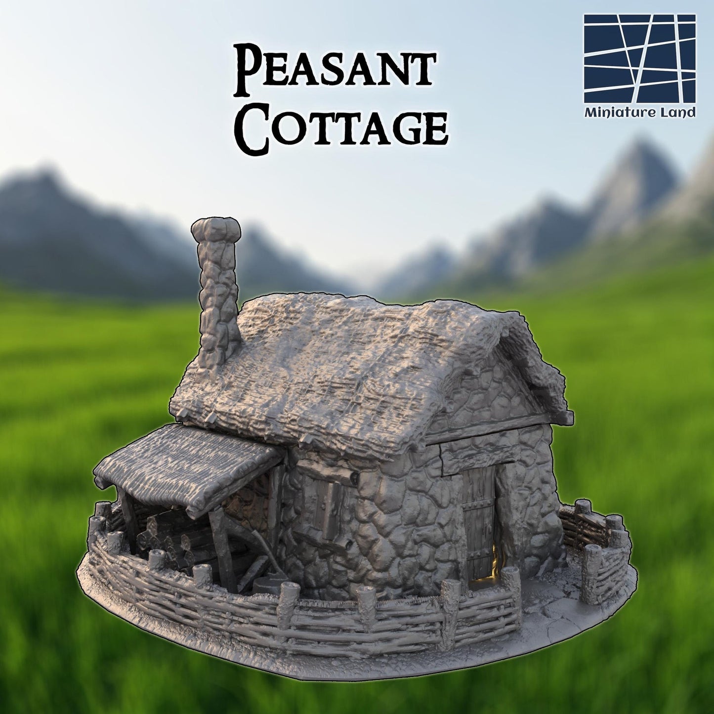 Peasant Cottage D&D Tabletop Terrain 28mm