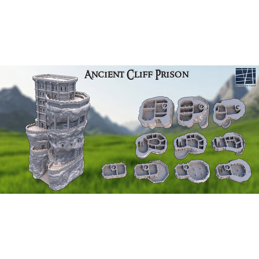 Ancient Cliff Prison DnD Terrain