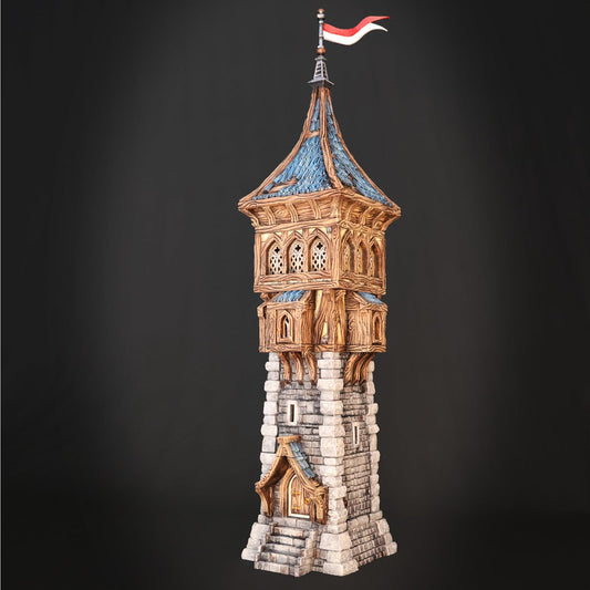 Medieval Guard Tower DND Fantasy Tabletop Terrain