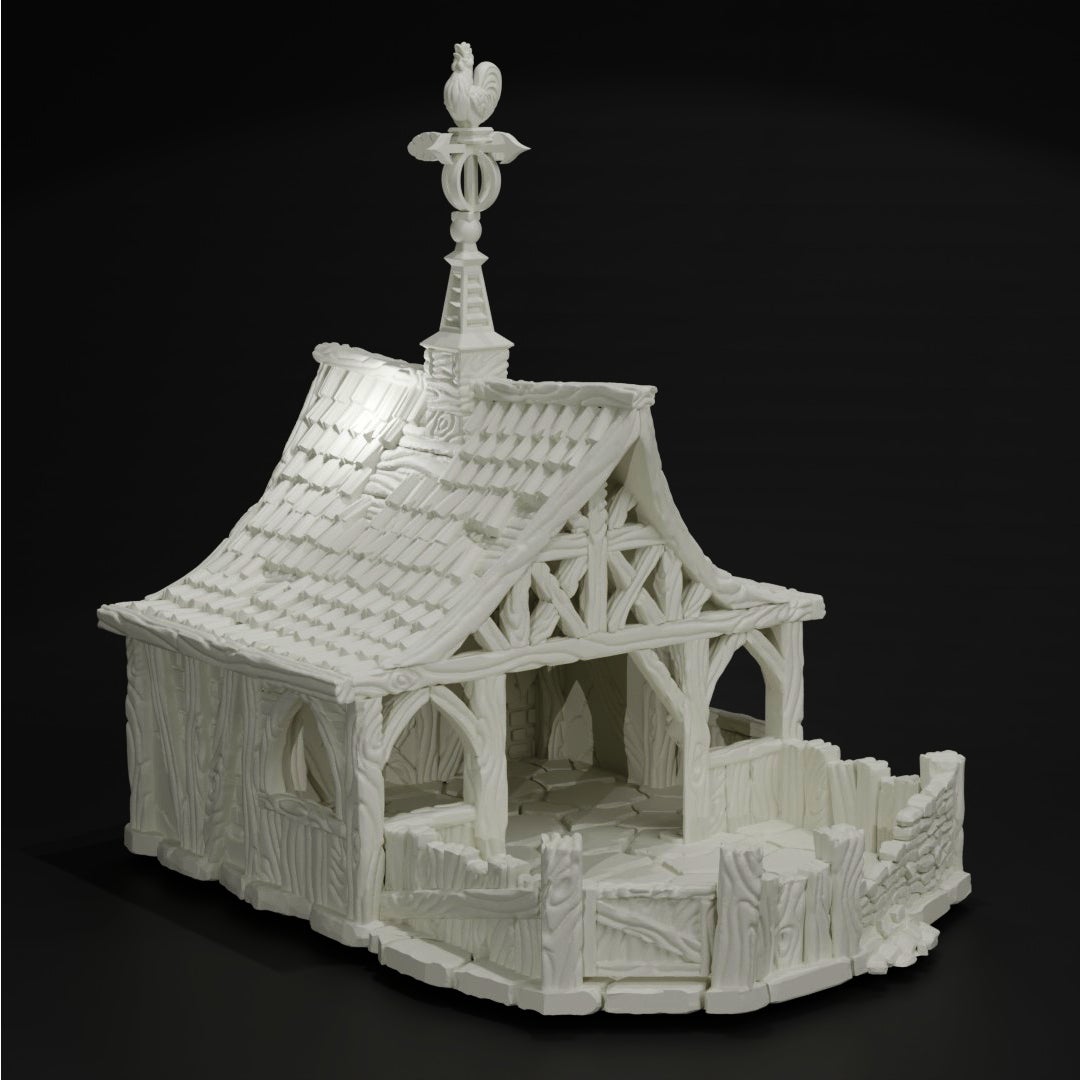 Medieval Sheep Barn DND Fantasy Farm Terrain