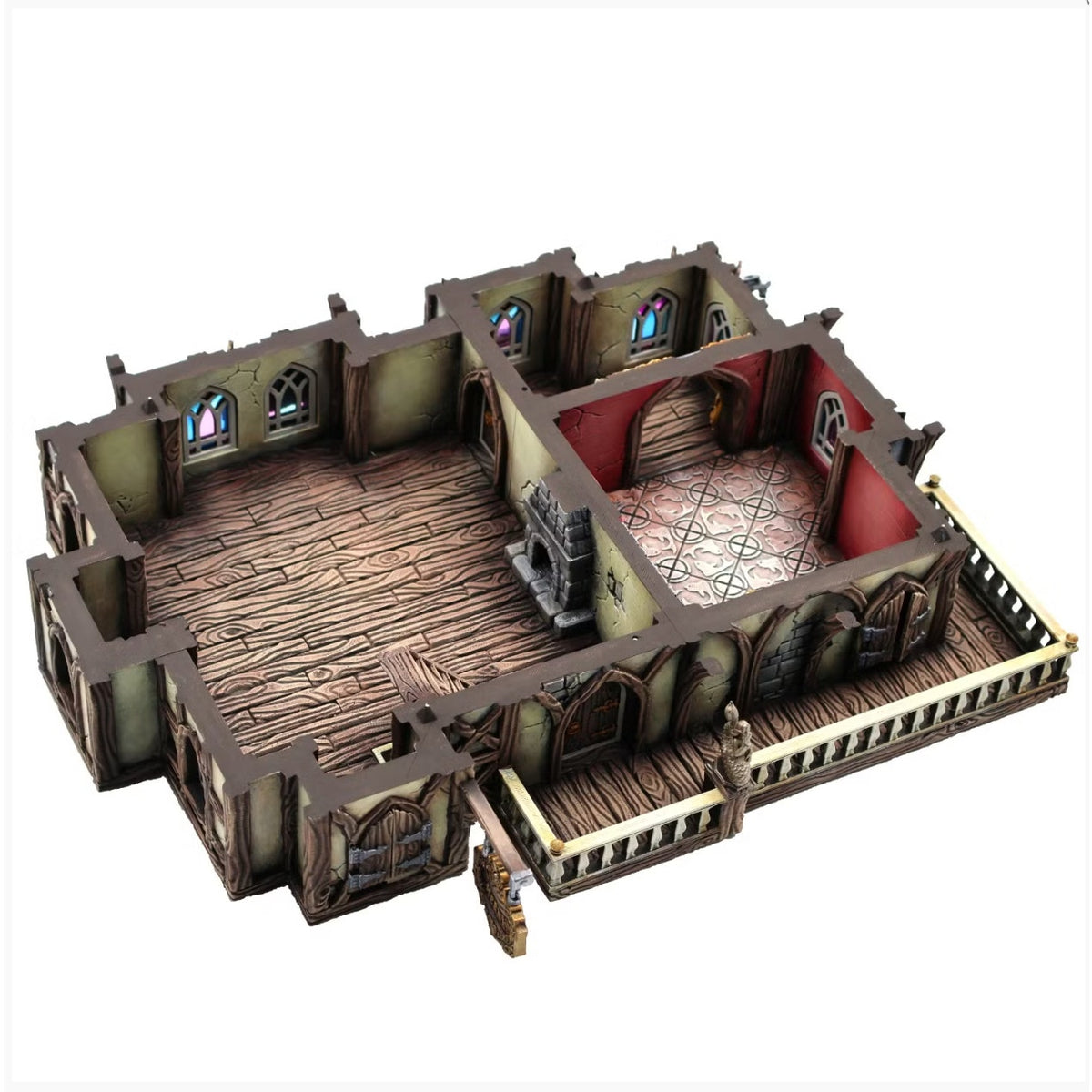 Medieval Fantasy Mermaid Inn DND, Wargames Tabletop Terrain