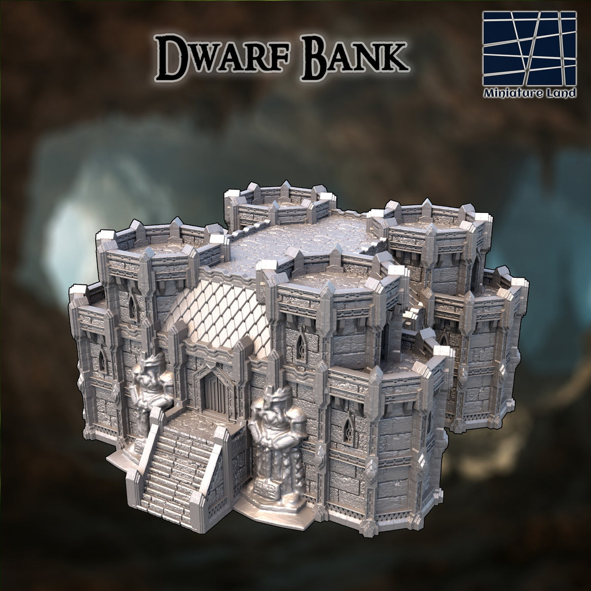 Dwarf Bank DND, Wargames Tabletop Terrain