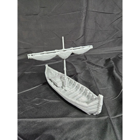 Viking Fishing Boat DND, Wargames Terrain Norse Longboat.