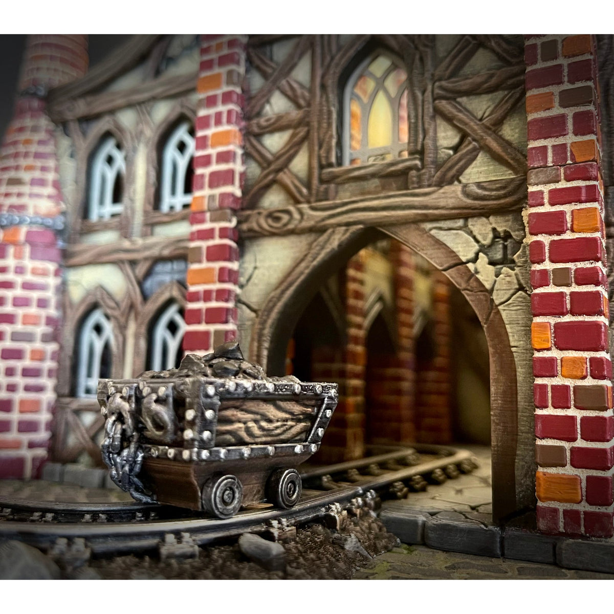 Medieval Forge Building DND Fantasy Tabletop Terrain