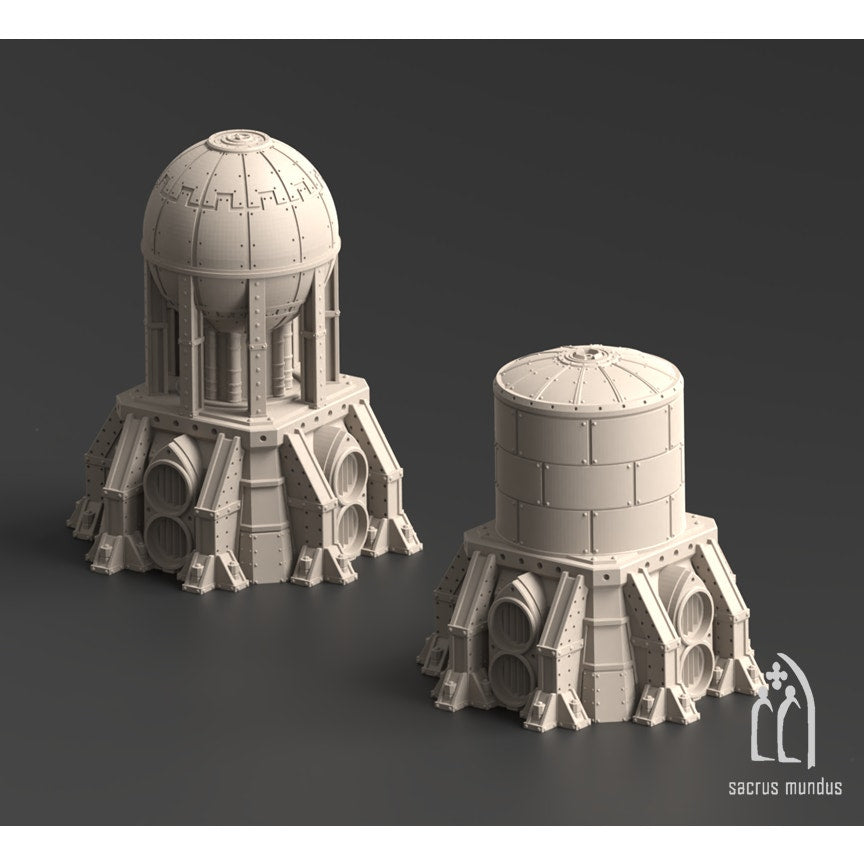 Imperial Oil Field Grimdark Sci Fi Industrial Tabletop Terrain