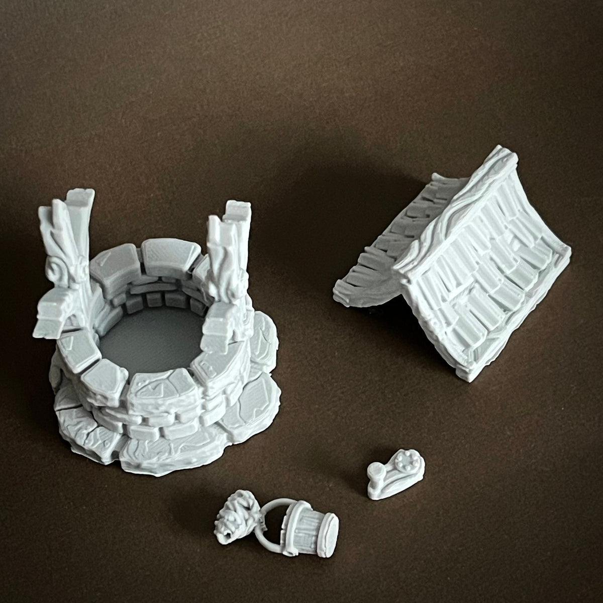 Medieval Village Water Well DND Fantasy Terrain