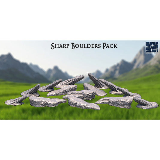 Sharp Boulders Pack DND Modular Scatter Terrain