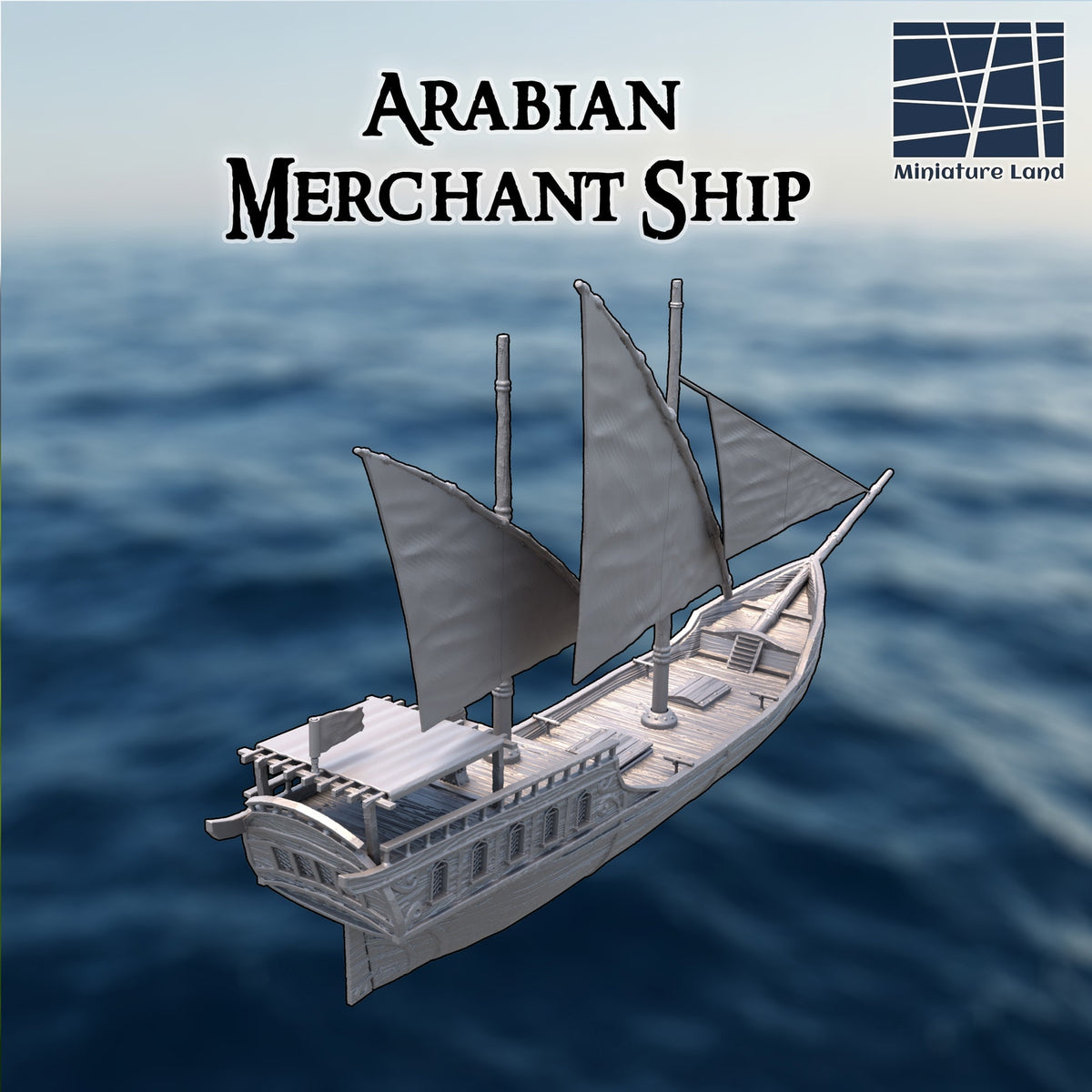 Arabian Merchant Ship DND, Wargames Tabletop Terrain