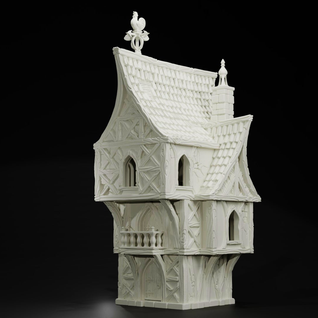 Fantasy Townhouse Medieval DND Tabletop Terrain