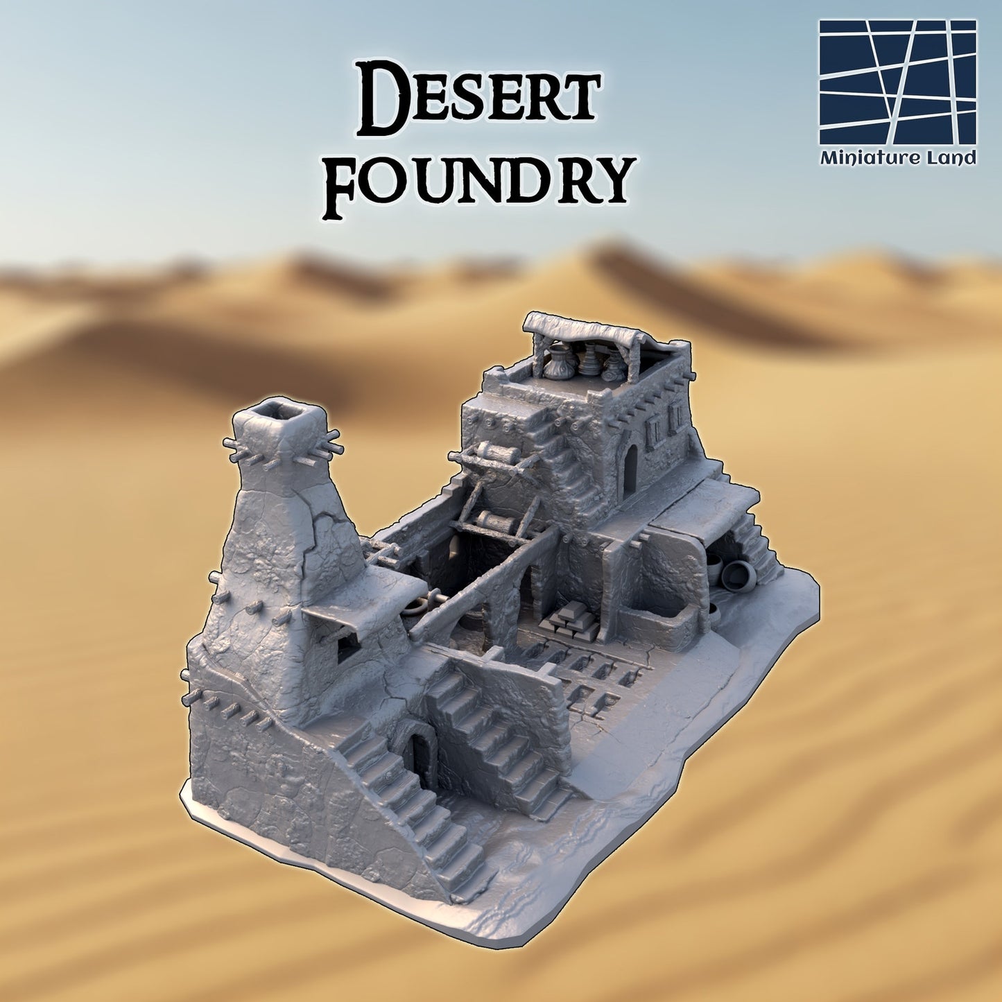 Desert Foundry DnD Terrain Blacksmith Forge