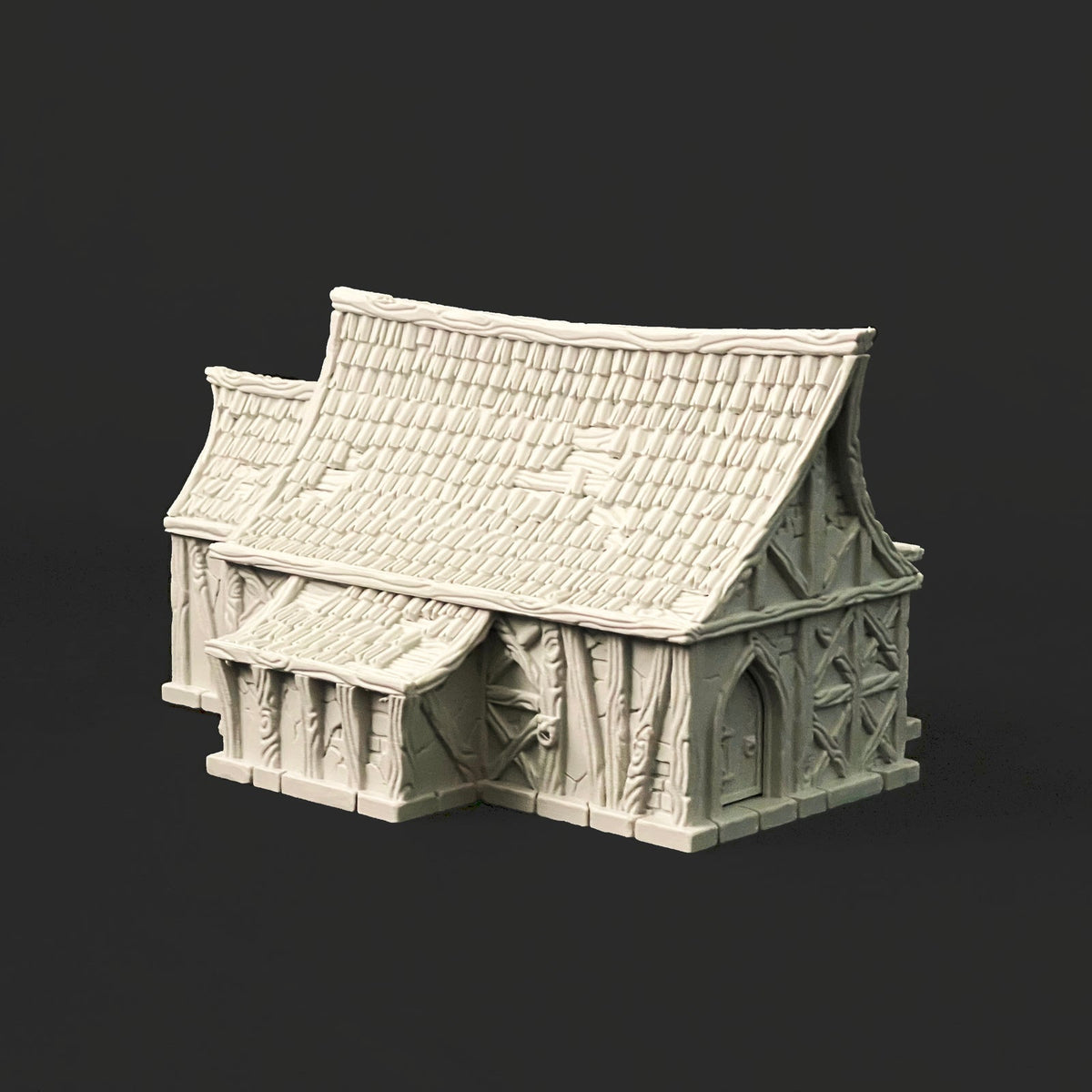Medieval Horse Stable DND Fantasy Tabletop Terrain