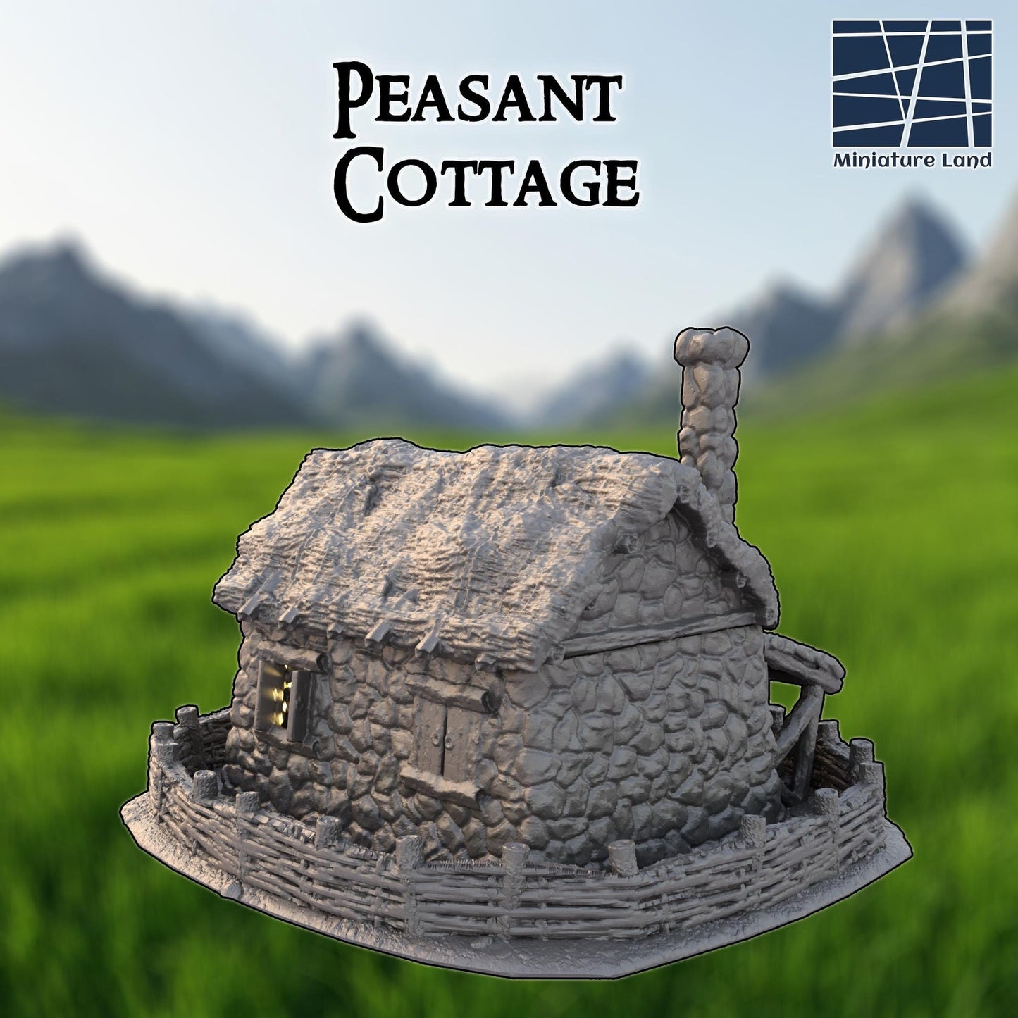Peasant Cottage D&D Tabletop Terrain 28mm