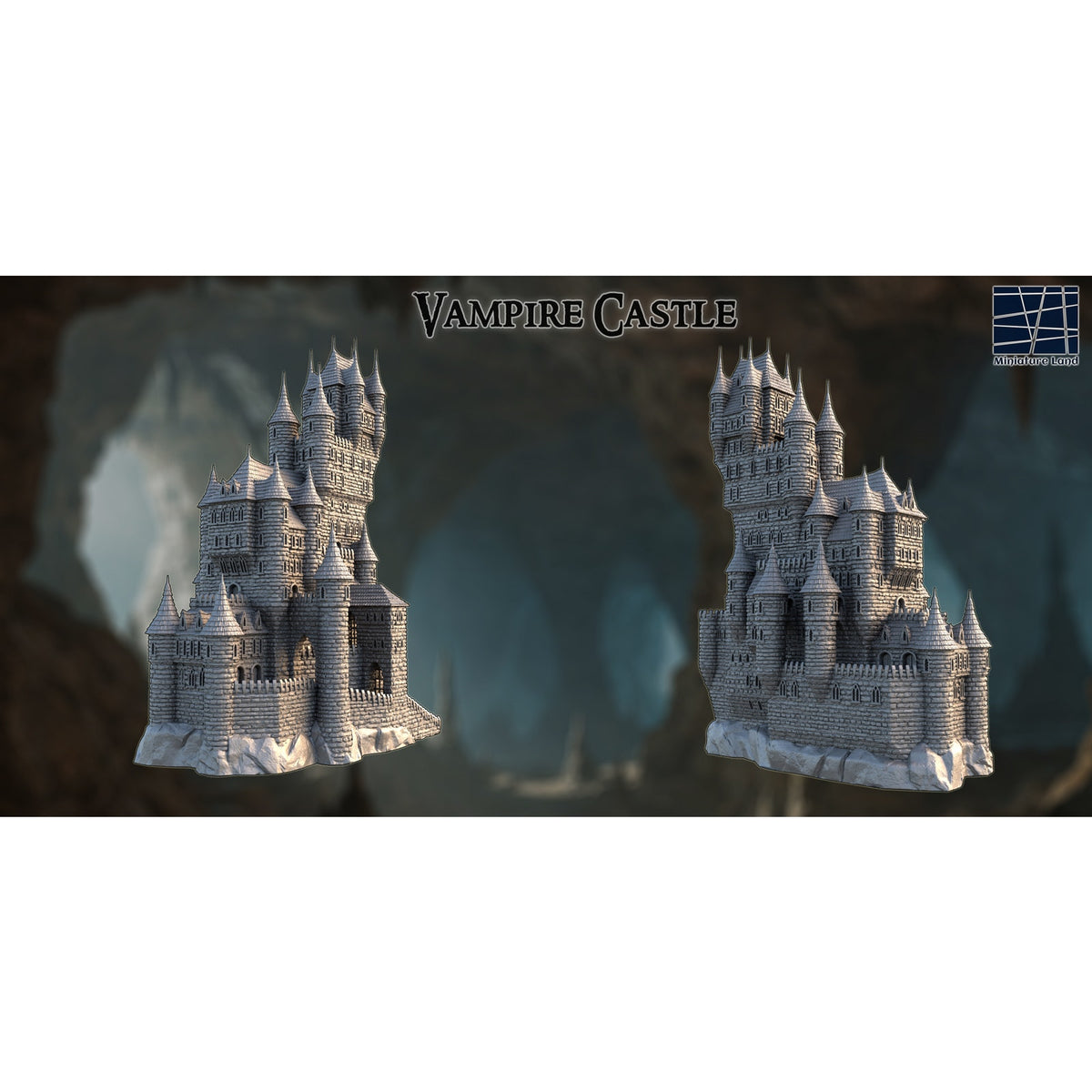 Vampire Gothic Castle DND Tabletop Terrain