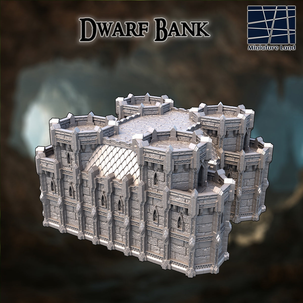 Dwarf Bank DND, Wargames Tabletop Terrain