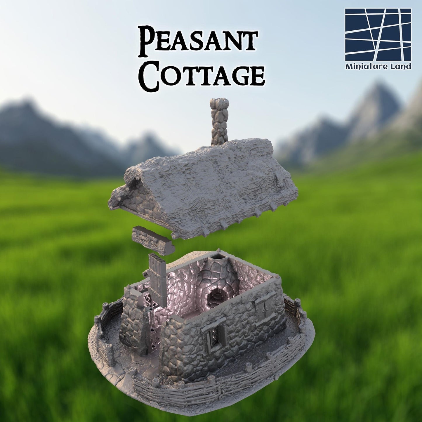 Peasant Cottage D&D Tabletop Terrain 28mm