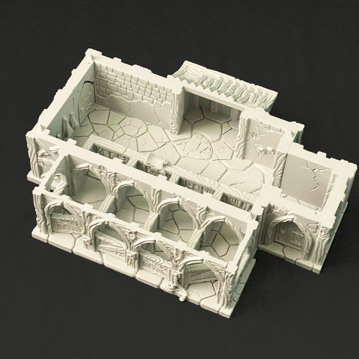 Medieval Horse Stable DND Fantasy Tabletop Terrain