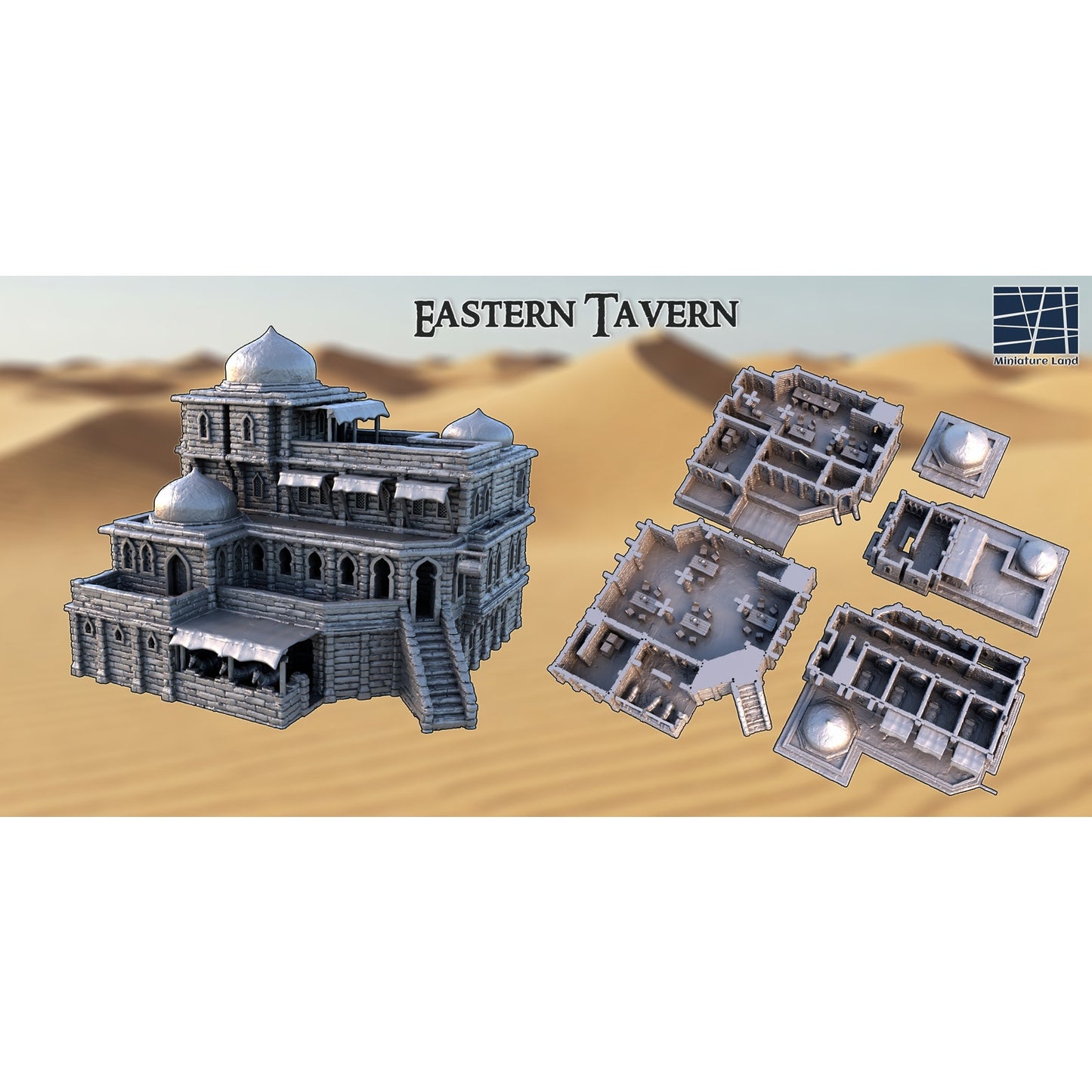 Eastern Tavern DND Terrain Building 28mm
