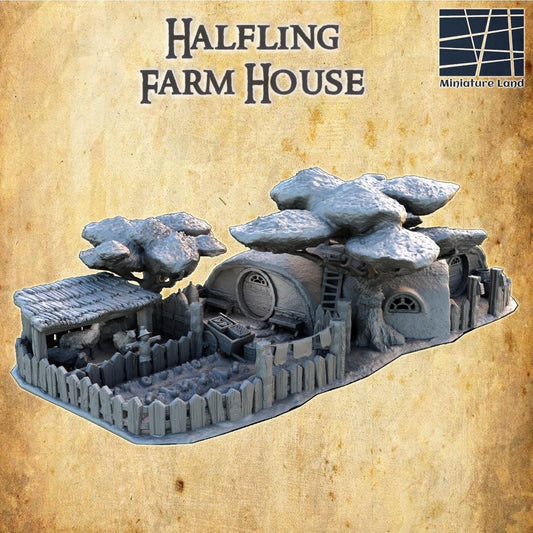 Halfling Farmhouse 28mm Tabletop Terrain