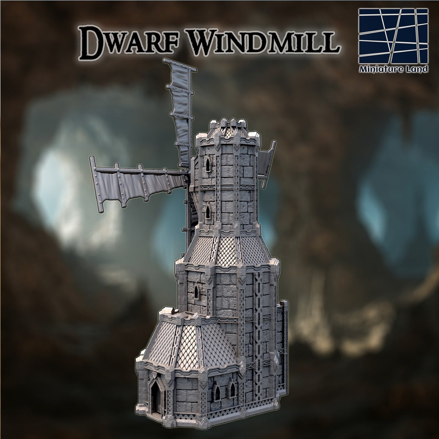 Dwarf Windmill DND Terrain Building
