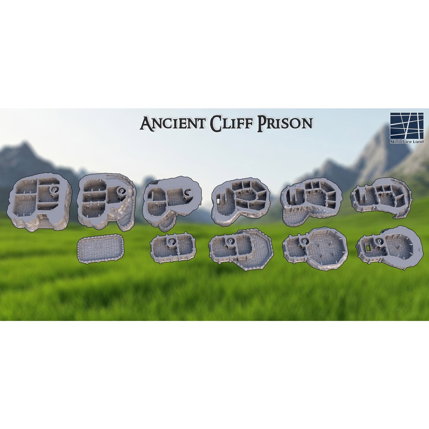 Ancient Cliff Prison DnD Terrain