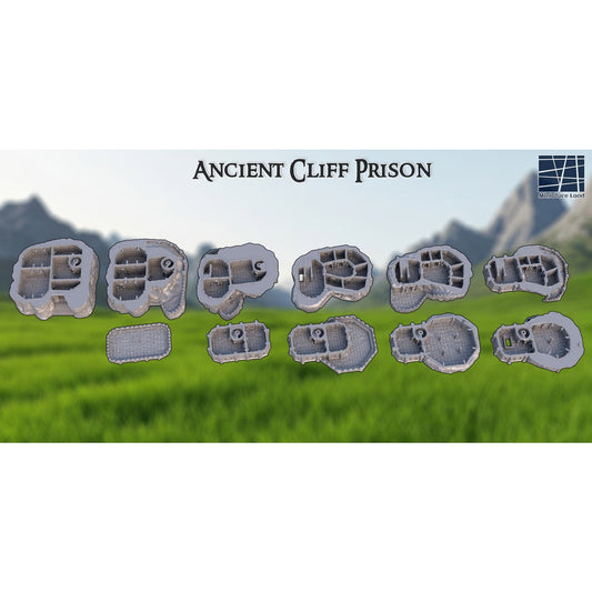 Ancient Cliff Prison DnD Terrain
