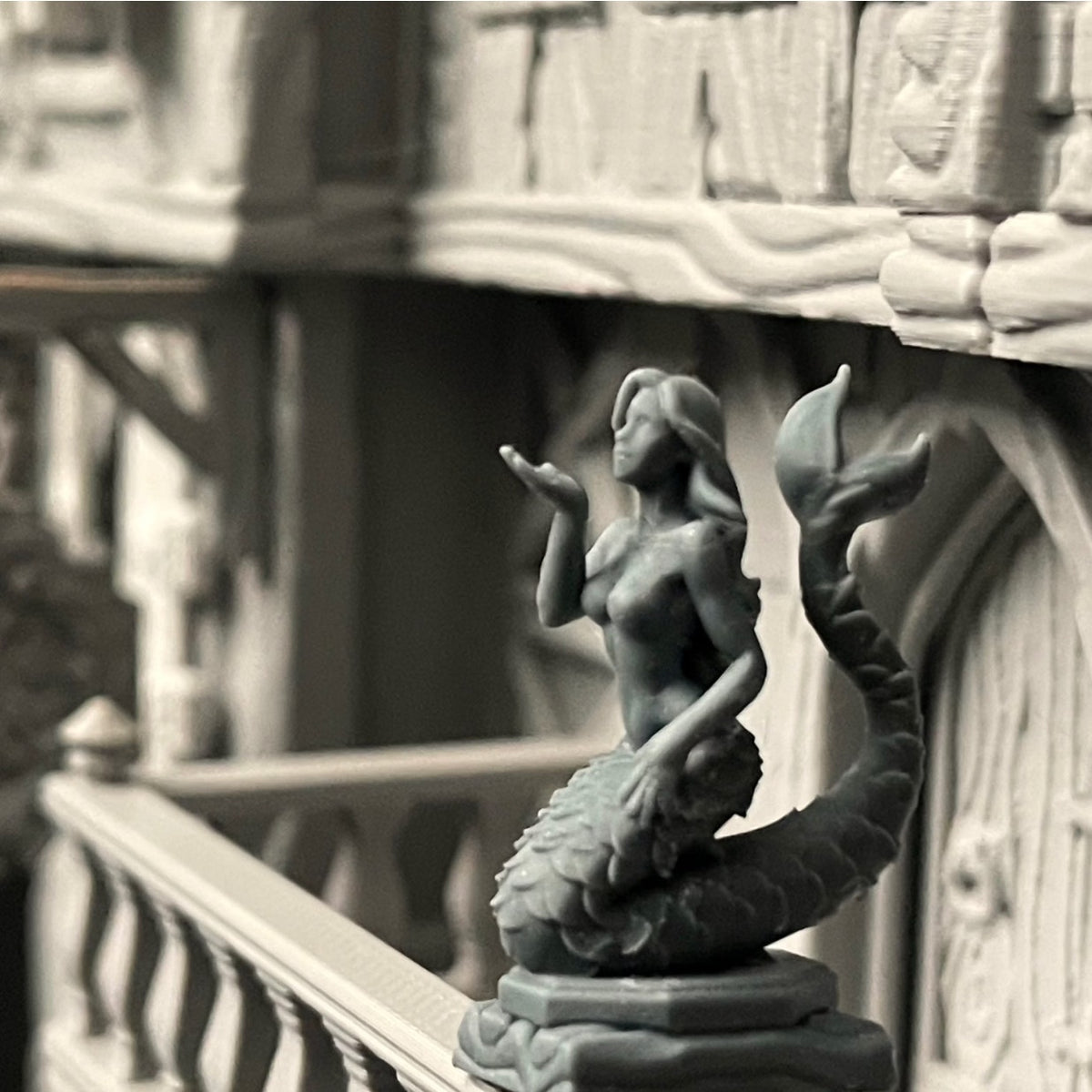Medieval Fantasy Mermaid Inn DND, Wargames Tabletop Terrain