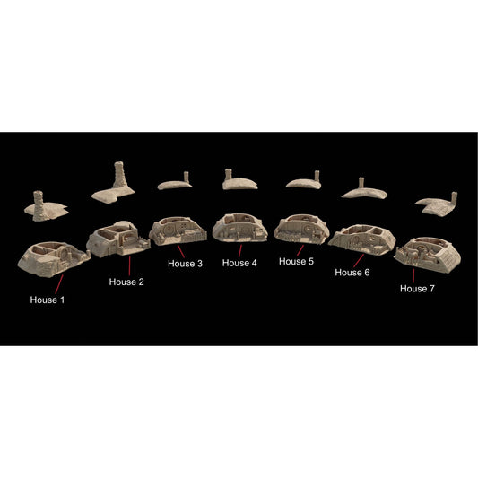 Halfling Burrows DND Tabletop Terrain