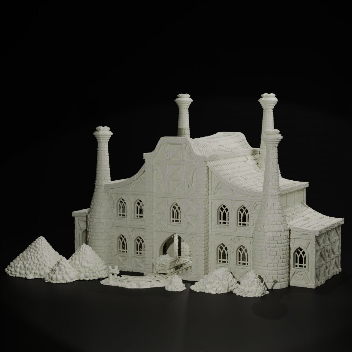 Medieval Forge Building DND Fantasy Tabletop Terrain