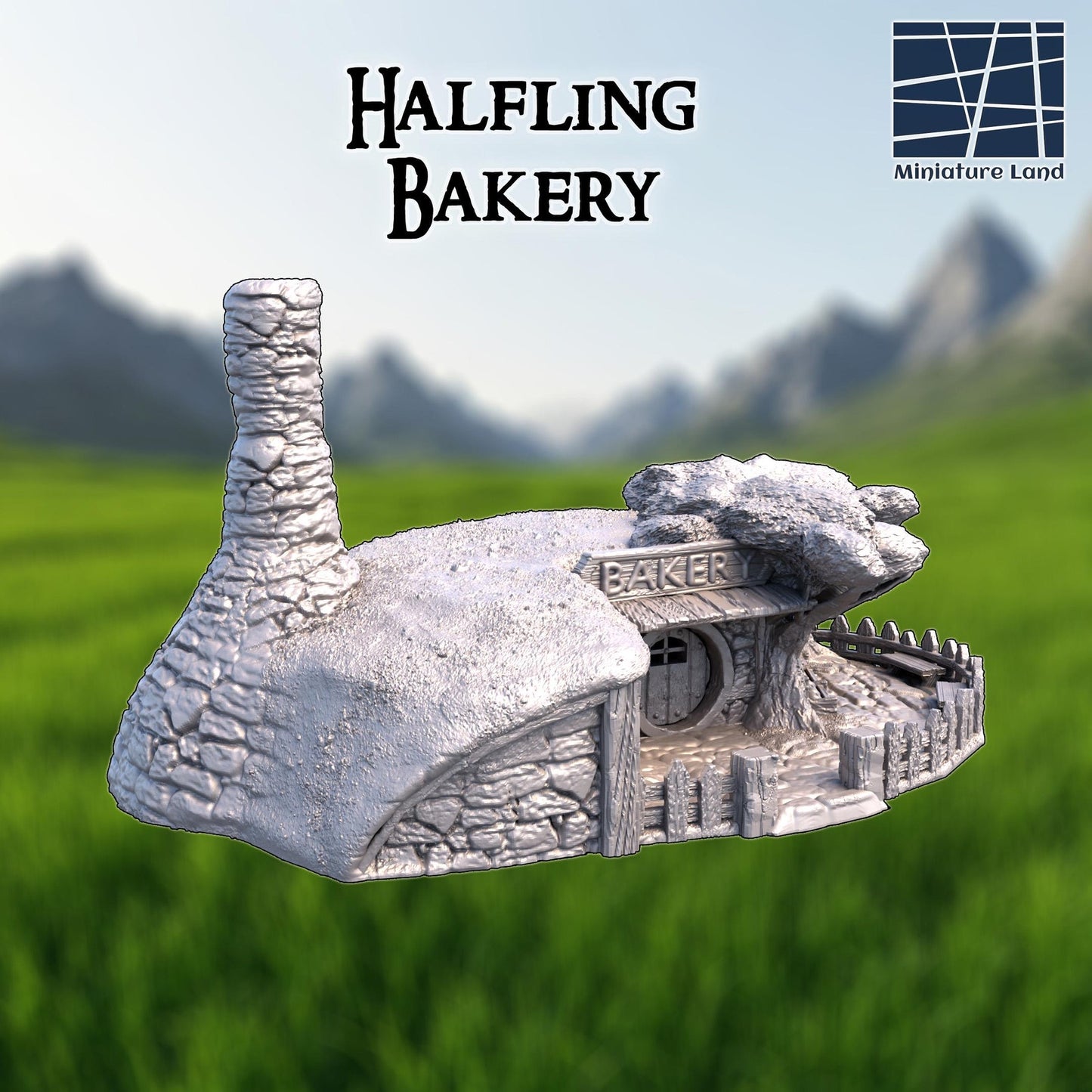 Halfling Bakery DnD Tabletop Terrain