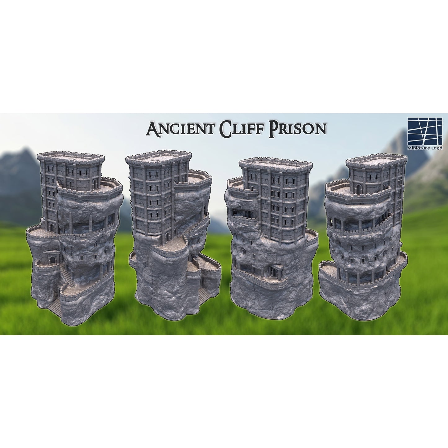 Ancient Cliff Prison DnD Terrain